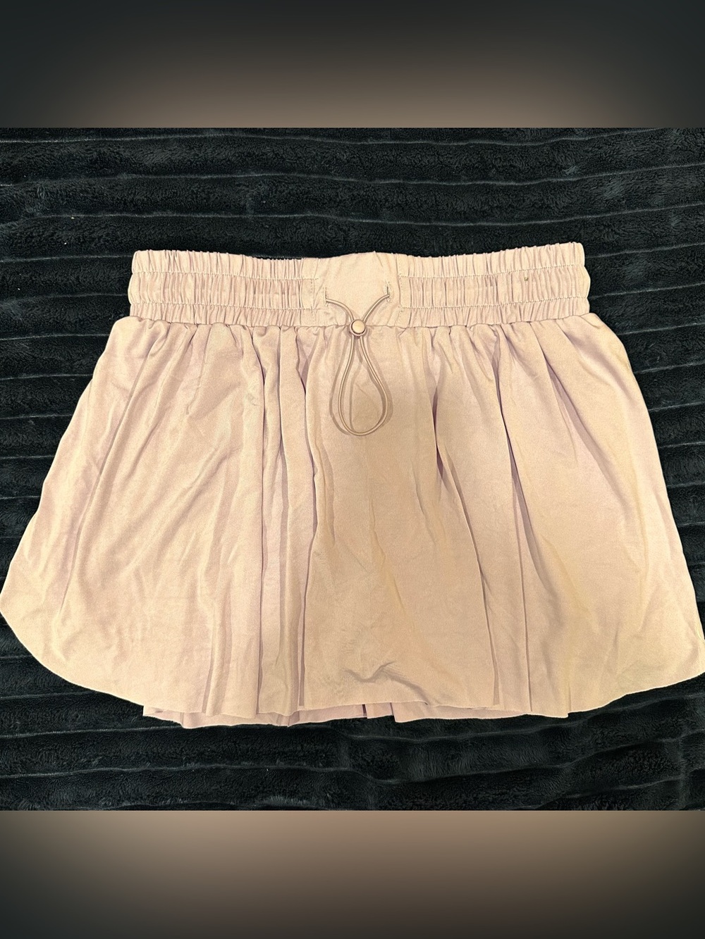 Lavender flowy tennis skirt